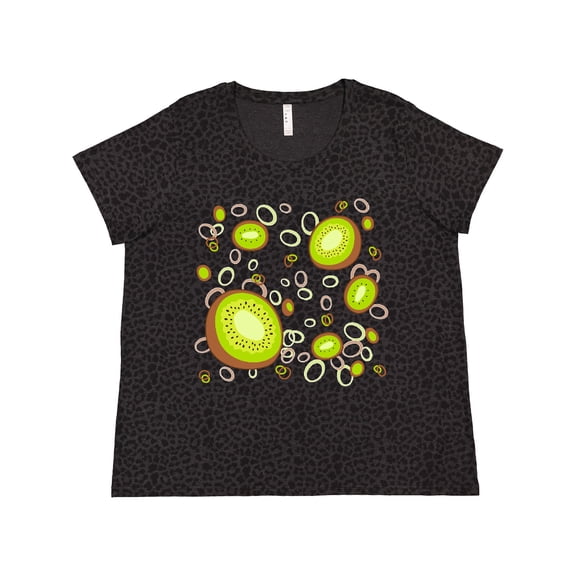 Inktastic Kiwi Fruit Party Women's Plus Size T-Shirt