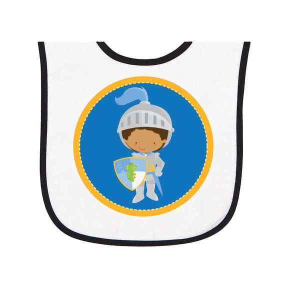 Inktastic Knight Fairytale Kids Baby Terry Cloth Bib