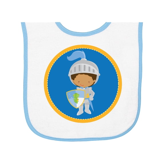 Inktastic Knight Fairytale Kids Baby Terry Cloth Bib