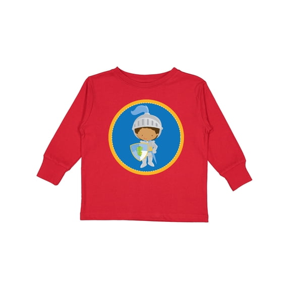 Inktastic Knight Fairytale Kids Boys Long Sleeve Toddler T-Shirt