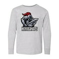thumbnail image 1 of Inktastic Knights Long Sleeve Youth T-Shirt, 1 of 5