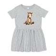 thumbnail image 1 of Inktastic Knitted Horse Girls Toddler Dress, 1 of 5