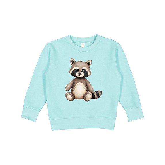Inktastic Knitted Raccoon Toddler Sweatshirt