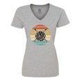 thumbnail image 1 of Inktastic Knitting Club Yarn Gift for Knitter Women's V-Neck T-Shirt, 1 of 5