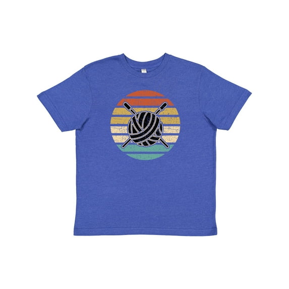 Inktastic Knitting Club Yarn Gift for Knitter Youth T-Shirt
