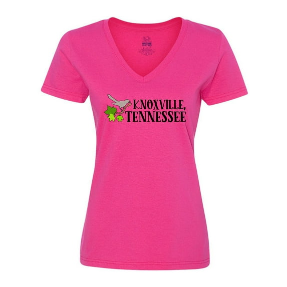 Inktastic Knoxville, Tennessee- Mockingbird Women's V-Neck T-Shirt
