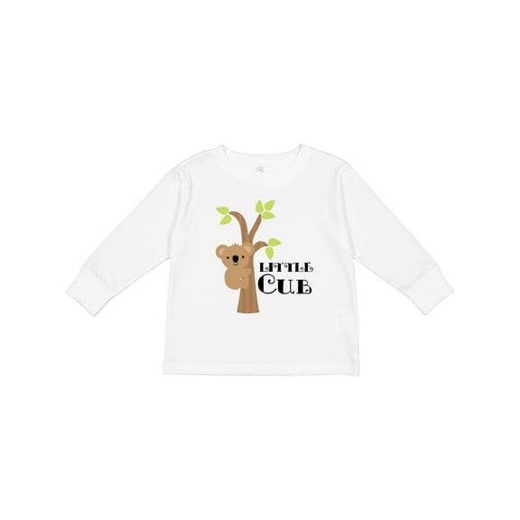 Inktastic Koala Bear Little Cub Boys or Girls Long Sleeve Toddler T-Shirt
