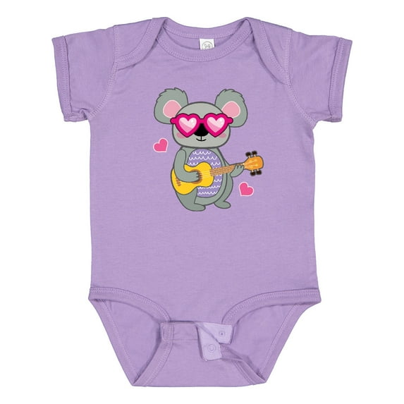 Inktastic Koala Cute Girls Guitar Girls Baby Bodysuit
