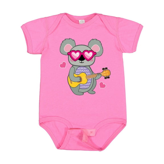 Inktastic Koala Cute Girls Guitar Girls Baby Bodysuit