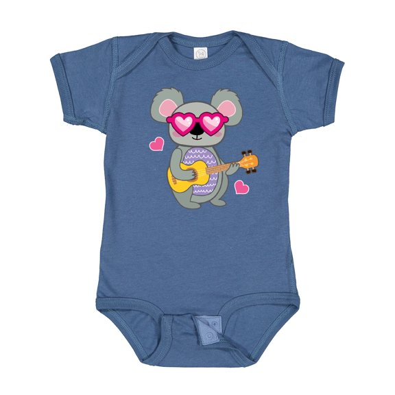 Inktastic Koala Cute Girls Guitar Girls Baby Bodysuit