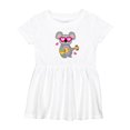 thumbnail image 1 of Inktastic Koala Cute Girls Guitar Girls Baby Dress, 1 of 5