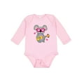 thumbnail image 1 of Inktastic Koala Cute Girls Guitar Girls Long Sleeve Baby Bodysuit, 1 of 5