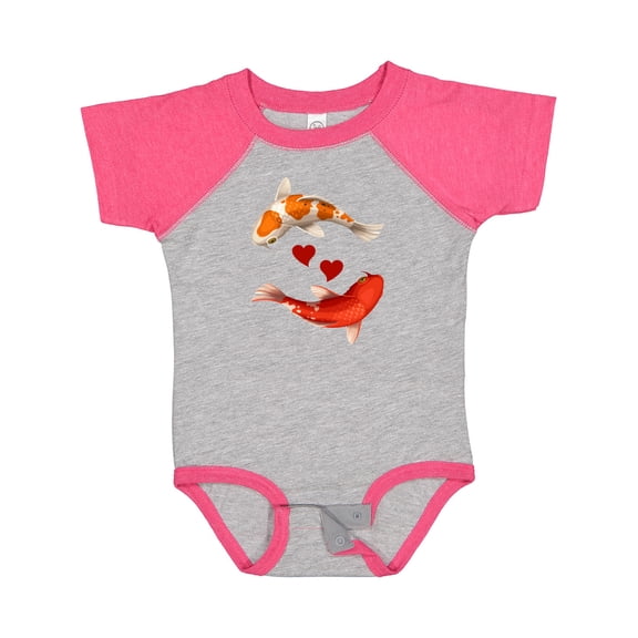 Inktastic Koi Carp Fish Japanese Boys or Girls Baby Bodysuit