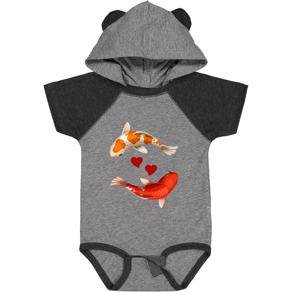 Inktastic Koi Carp Fish Japanese Boys or Girls Baby Bodysuit