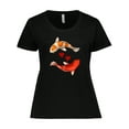 thumbnail image 1 of Inktastic Koi Carp Fish Japanese Women's Plus Size T-Shirt, 1 of 5