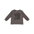 thumbnail image 1 of Inktastic Koi Fish Illustration Black Boys or Girls Long Sleeve Toddler T-Shirt, 1 of 5