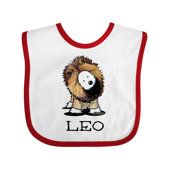 Inktastic Leo Lion Westie Boys or Girls Baby Bib