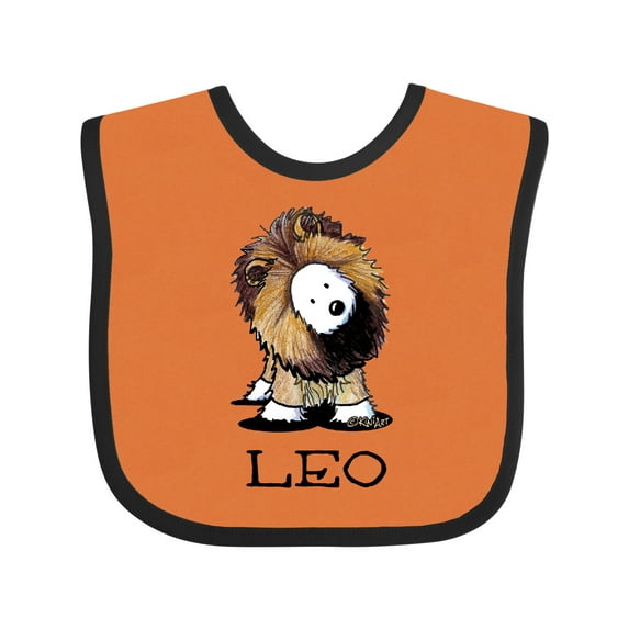 Inktastic Leo Lion Westie Boys or Girls Baby Bib