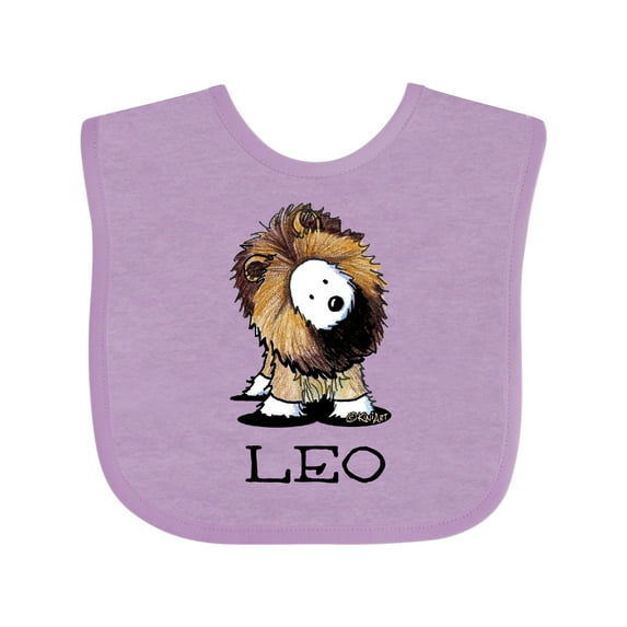 Inktastic Leo Lion Westie Boys or Girls Baby Bib