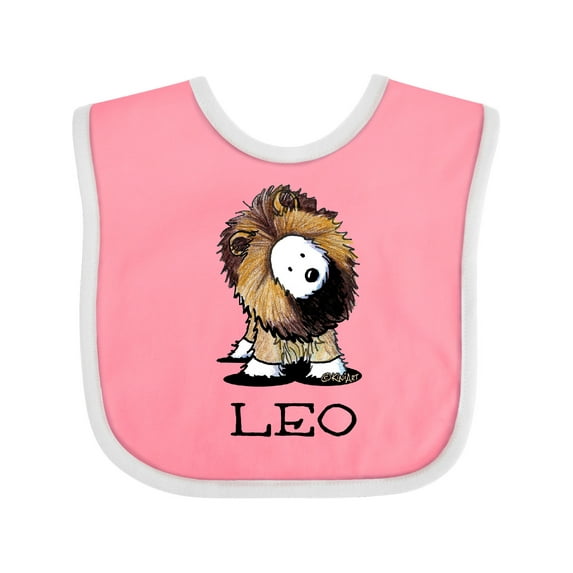 Inktastic Leo Lion Westie Boys or Girls Baby Bib