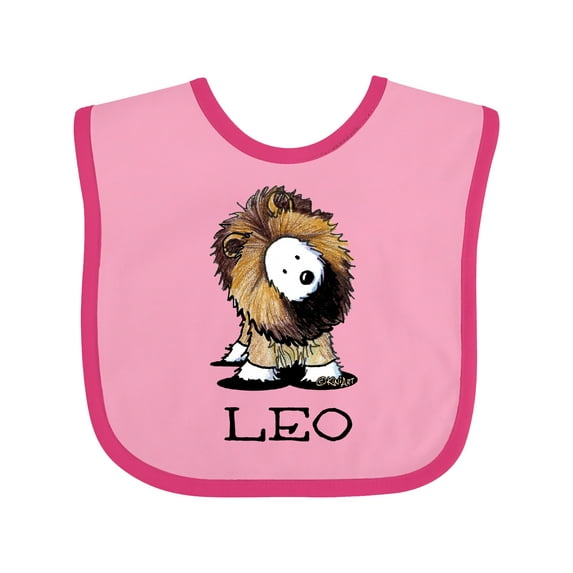 Inktastic Leo Lion Westie Boys or Girls Baby Bib