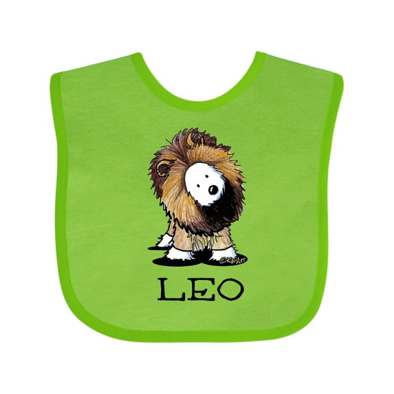 Inktastic Leo Lion Westie Boys or Girls Baby Bib