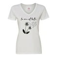 thumbnail image 1 of Inktastic La Vie Est Belle with Dandelion Women's V-Neck T-Shirt, 1 of 5