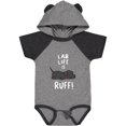 thumbnail image 1 of Inktastic Lab Life is Ruff Labrador Retriever Boys or Girls Baby Bodysuit, 1 of 5