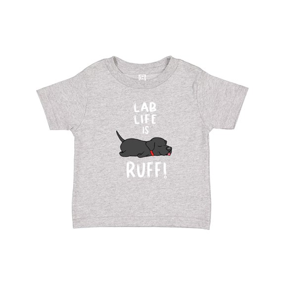 Inktastic Lab Life is Ruff Labrador Retriever Boys or Girls Baby T-Shirt