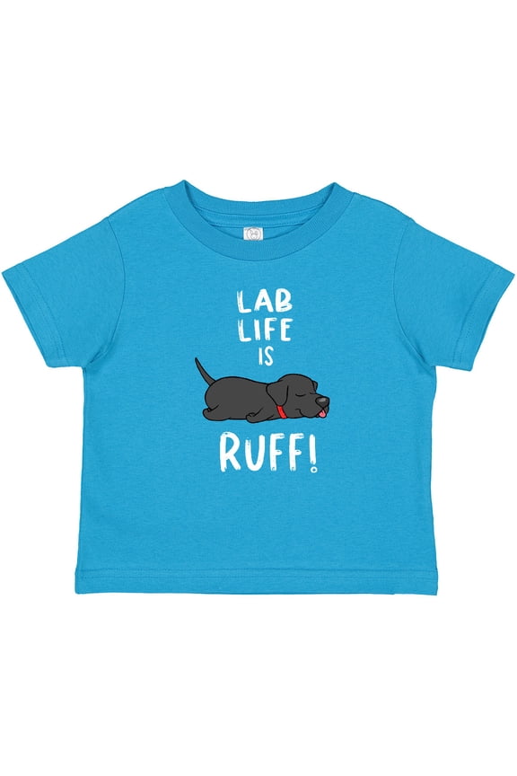 Lab Life is Ruff Labrador Retriever Boys or Girls Baby T-Shirt