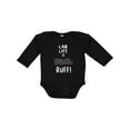 thumbnail image 1 of Inktastic Lab Life is Ruff Labrador Retriever Boys or Girls Long Sleeve Baby Bodysuit, 1 of 5