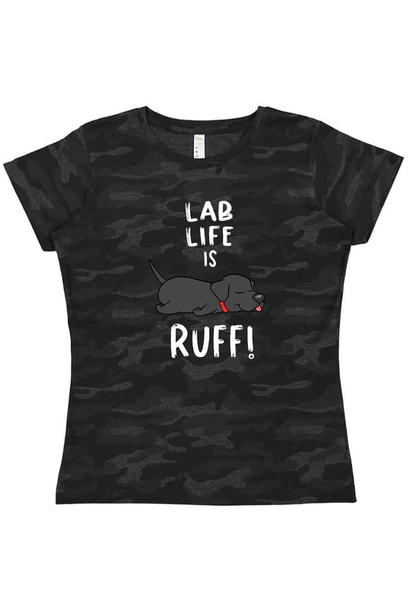 Lab Life is Ruff Labrador Retriever Women's T-Shirt