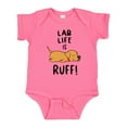 thumbnail image 1 of Inktastic Lab Life is Ruff Yellow Lab Boys or Girls Baby Bodysuit, 1 of 5