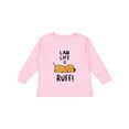 thumbnail image 1 of Inktastic Lab Life is Ruff Yellow Lab Boys or Girls Long Sleeve Toddler T-Shirt, 1 of 5