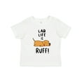 thumbnail image 1 of Inktastic Lab Life is Ruff Yellow Lab Boys or Girls Toddler T-Shirt, 1 of 5
