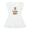 thumbnail image 1 of Inktastic Lab Life is Ruff Yellow Lab Girls Baby Dress, 1 of 5