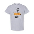 thumbnail image 1 of Inktastic Lab Life is Ruff Yellow Lab T-Shirt, 1 of 5