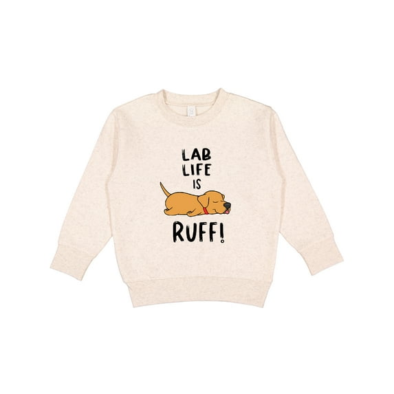 Inktastic Lab Life is Ruff Yellow Lab Toddler Sweatshirt