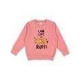 thumbnail image 1 of Inktastic Lab Life is Ruff Yellow Lab Toddler Sweatshirt, 1 of 4
