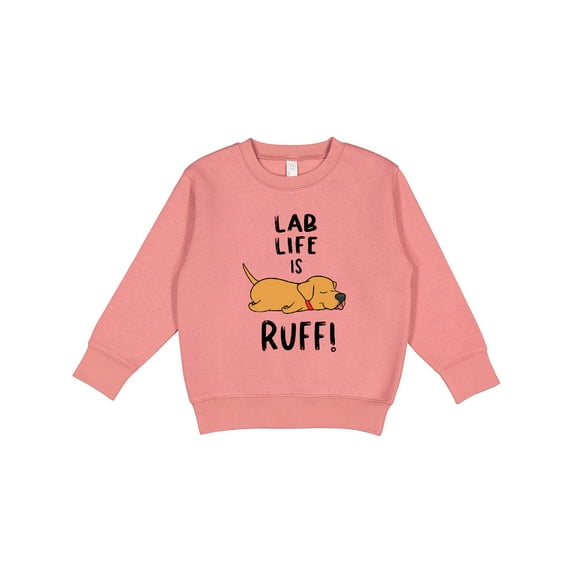 Inktastic Lab Life is Ruff Yellow Lab Toddler Sweatshirt
