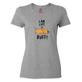 thumbnail image 1 of Inktastic Lab Life is Ruff Yellow Lab Women's T-Shirt, 1 of 5