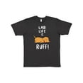 thumbnail image 1 of Inktastic Lab Life is Ruff Yellow Labrador T-Shirt, 1 of 5