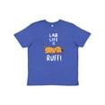 thumbnail image 1 of Inktastic Lab Life is Ruff Yellow Labrador Youth T-Shirt, 1 of 5