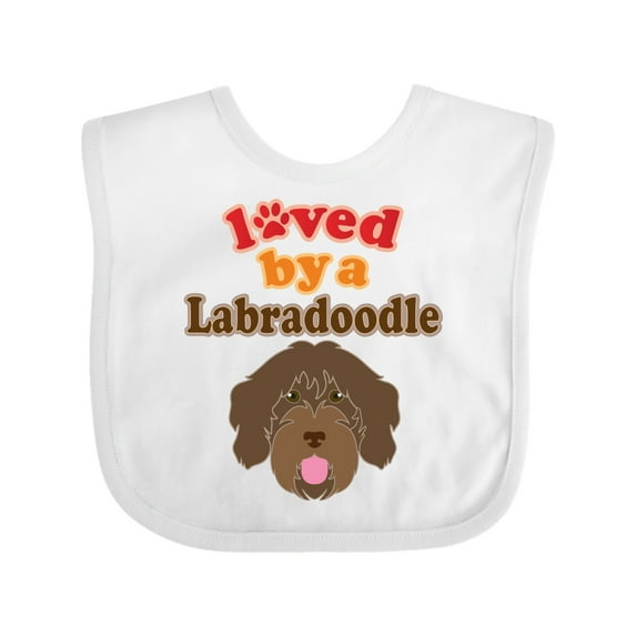 Inktastic Labradoodle Dog Lover Boys or Girls Baby Bib