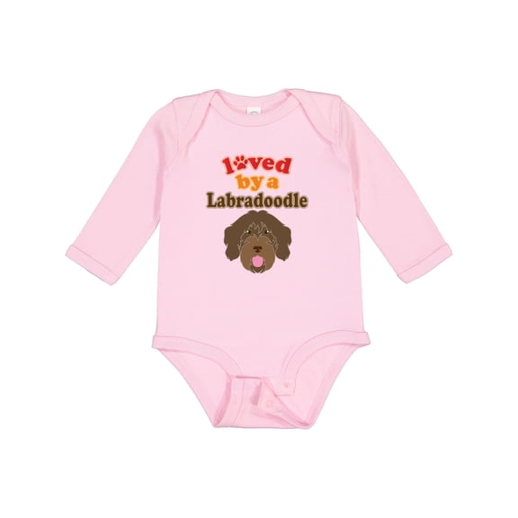 Inktastic Labradoodle Dog Lover Boys or Girls Long Sleeve Baby Bodysuit