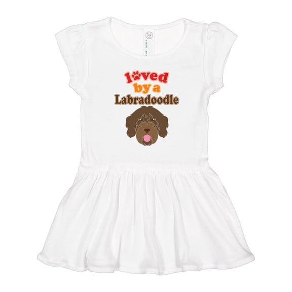Inktastic Labradoodle Dog Lover Girls Toddler Dress