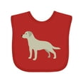 thumbnail image 1 of Inktastic Labrador Boys or Girls Baby Bib, 1 of 4