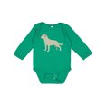 thumbnail image 1 of Inktastic Labrador Boys or Girls Long Sleeve Baby Bodysuit, 1 of 4