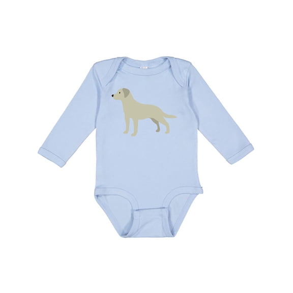 Inktastic Labrador Boys or Girls Long Sleeve Baby Bodysuit