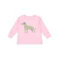 thumbnail image 1 of Inktastic Labrador Boys or Girls Long Sleeve Toddler T-Shirt, 1 of 5